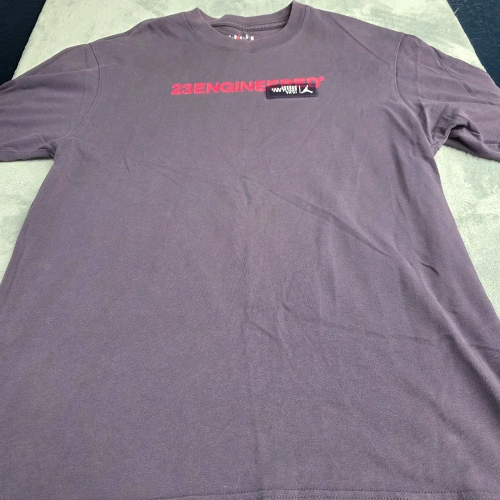 Jordan 23 Engineered Letter Print Training T-Shirt-Purple,‎ Size Med